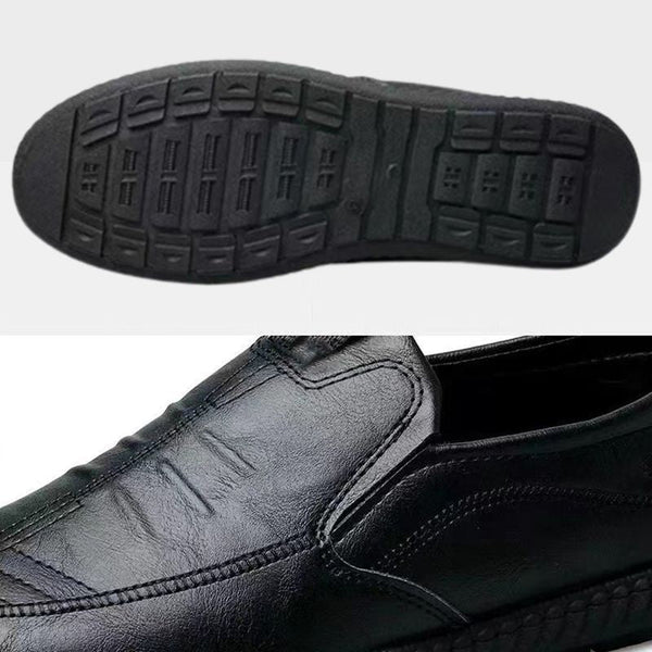 Oxel Wear - Leather Slip-On Moccasins for Men