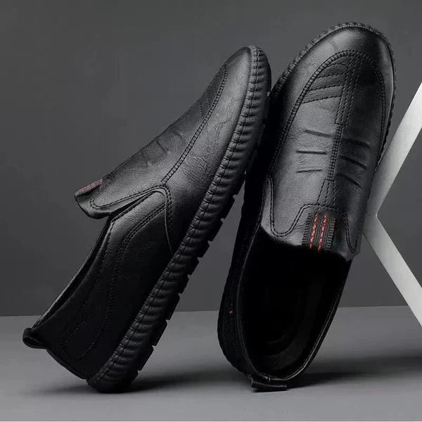 Oxel Wear - Leather Slip-On Moccasins for Men