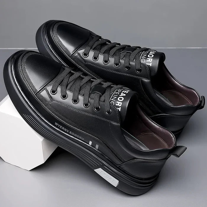 Monarch Wear - Casual leren sneakers Platte sport