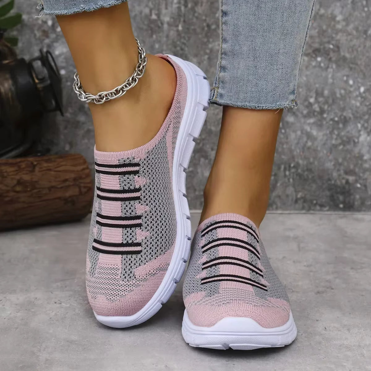 Oxel Wear | Breathable Closed-Back Tennis Shoes – AirComfort™ Slip-On