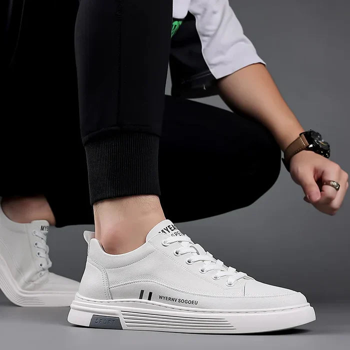 Monarch Wear - Casual leren sneakers Platte sport