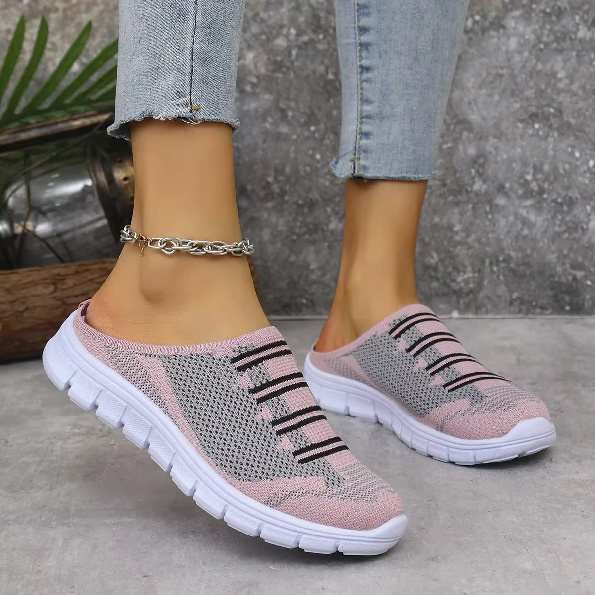 Oxel Wear | Breathable Closed-Back Tennis Shoes – AirComfort™ Slip-On