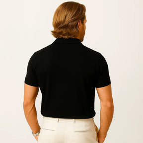 Monarch slim-fit heren polo – Casual elegantie voor zomerdagen