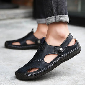 Casual leren sandalen van hoge kwaliteit voor heren – UrbanStep™