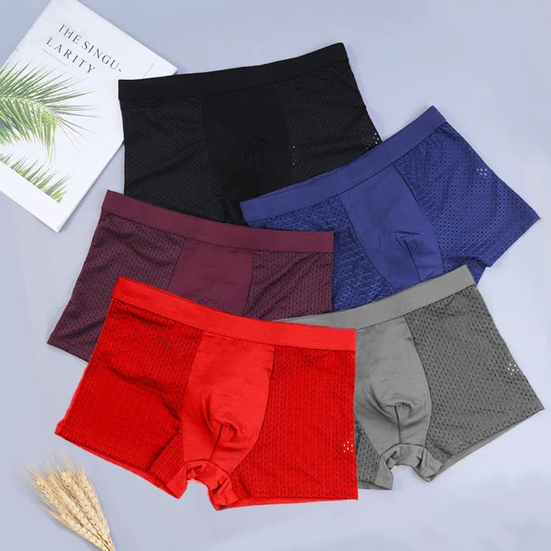 Oxel Wear - Set of 10 Bamboo Fibre Boxers [Pay for 5, Get 10]