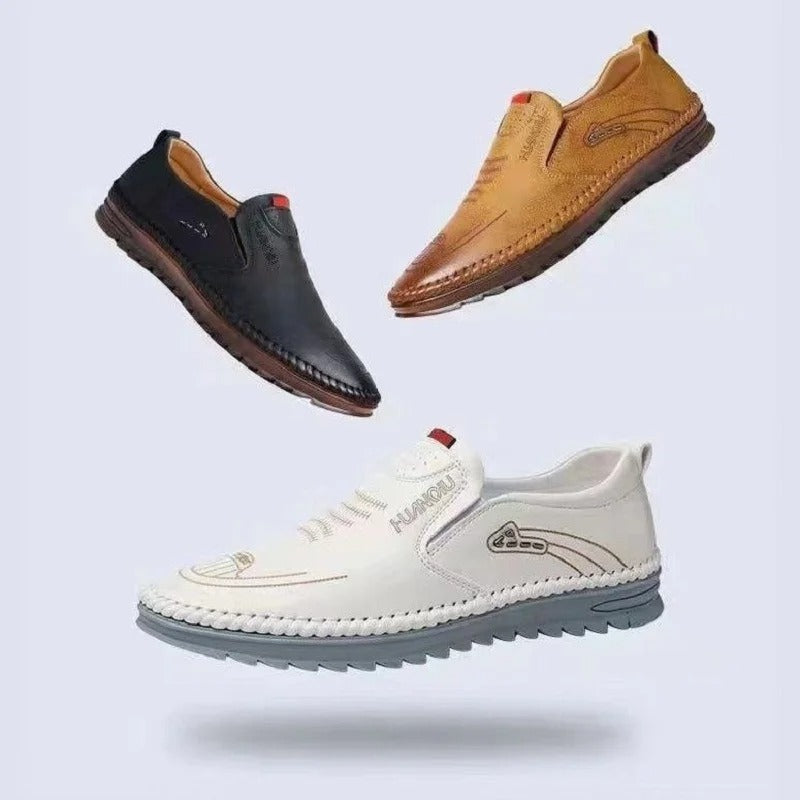 Oxel Wear - Leather Slip-On Moccasins for Men - LIMITED STOCK